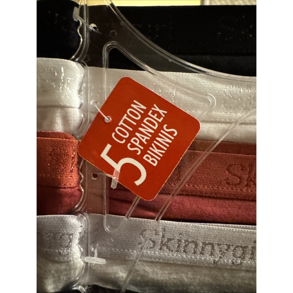 Skinny Girl Cotton Spandex Bikinis SG9860 5 Pack MRSP $38 - Picture 5 of 7